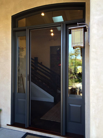 retractable screen door